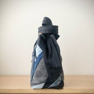 joodito origami japanese boro crossbody patchwork denim jean slouchy handbag bag